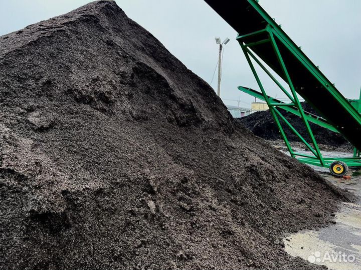 Земля плодородная для огорода Чернозем Перегной