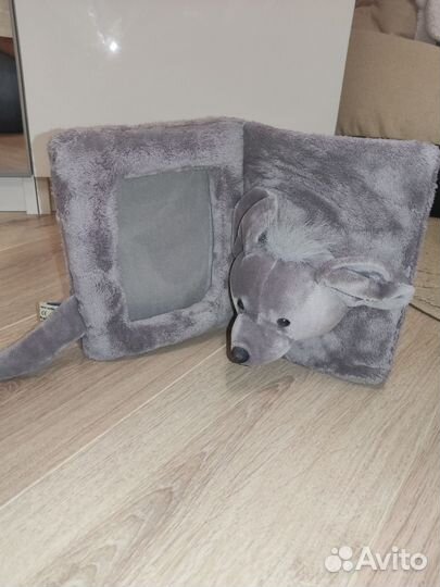 Рамка для фото плюшевая мышка