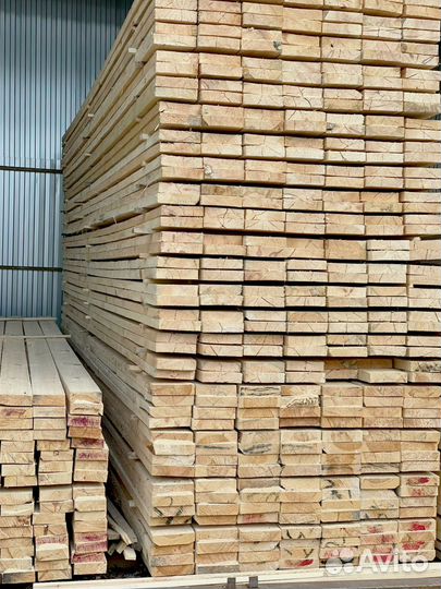 Доска обрезная 50х100х6000мм ГОСТ