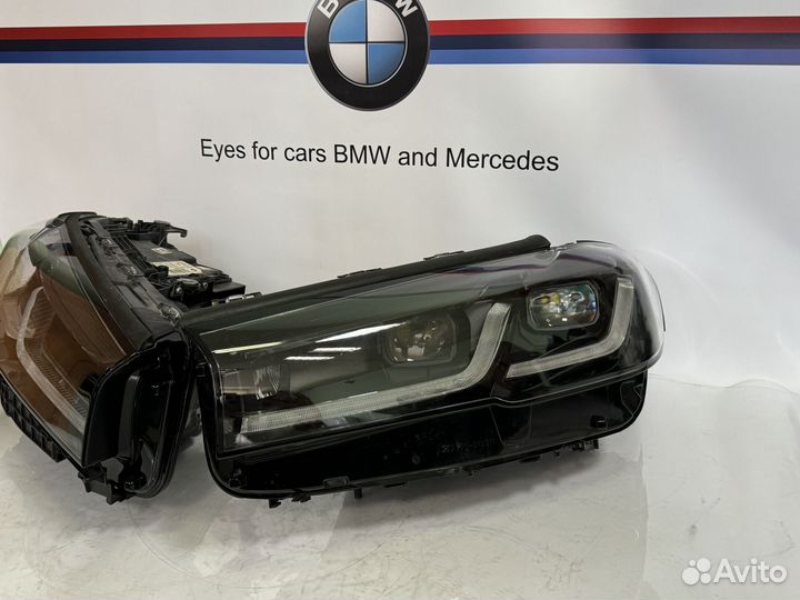 Комплект фар BMW 5 G30 G31 LED Shadow line рест