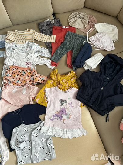 Детские вещи для девочки 68-74