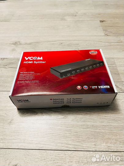 Vcom dd414a hdmi splitterразветвитель