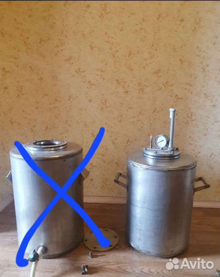 Бак из пищевой нержавейки