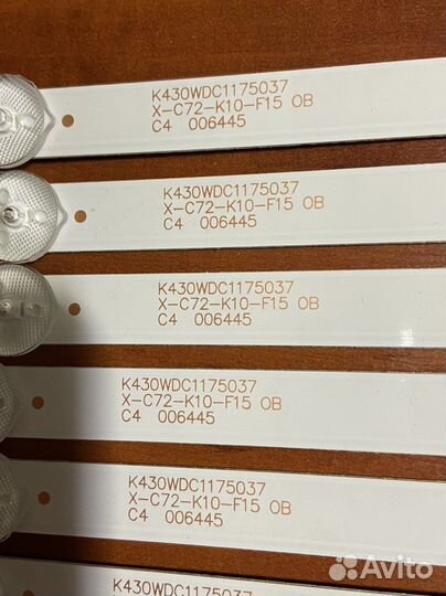 Philips 43pfs4012/12 подсветка для телевизора