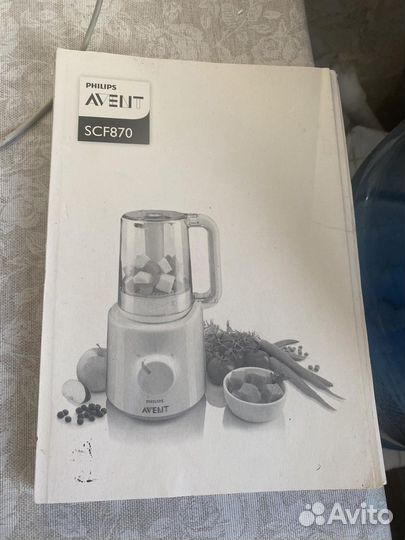 Пароварка блендер philips avent