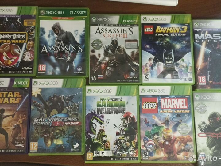 Диски на xbox 360