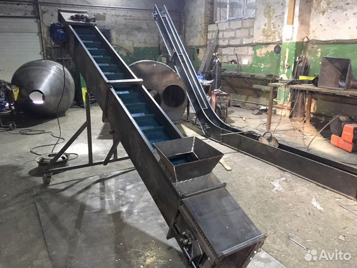 Транспортер ленточный. Конвейер скребковый