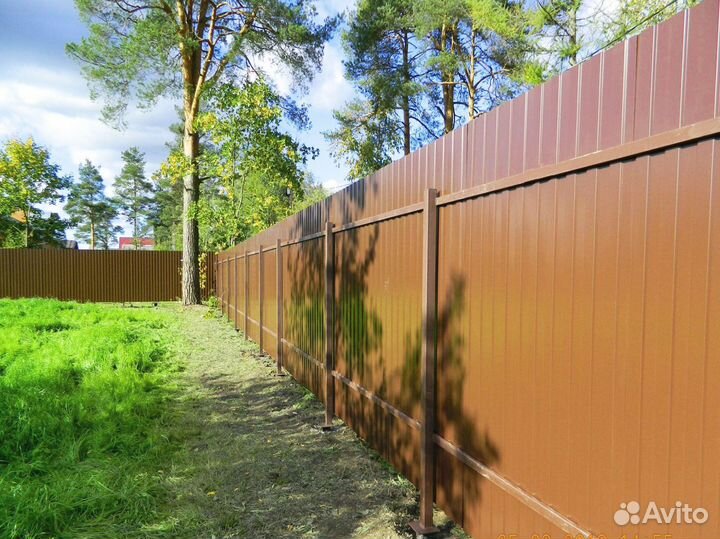 Заборы для дачи Gitter 2D 2м