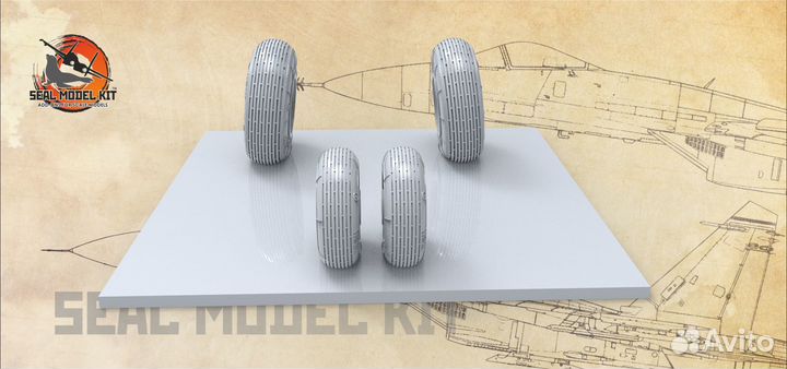 Дополнение из смолы Seal Model Kit smk48050