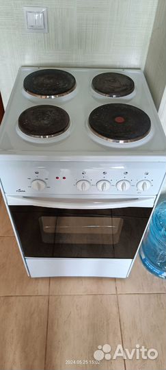 Электроплита Flama с духовкой бу