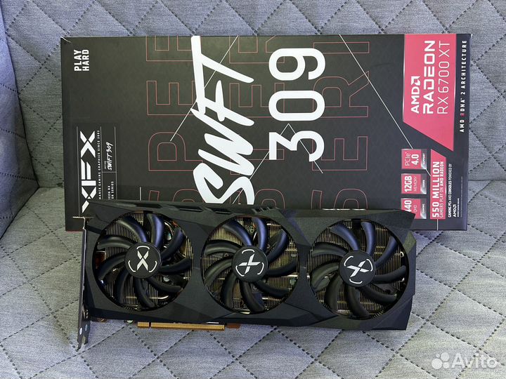 Видеокарта XFX swift 309 Radeon RX 6700 XT