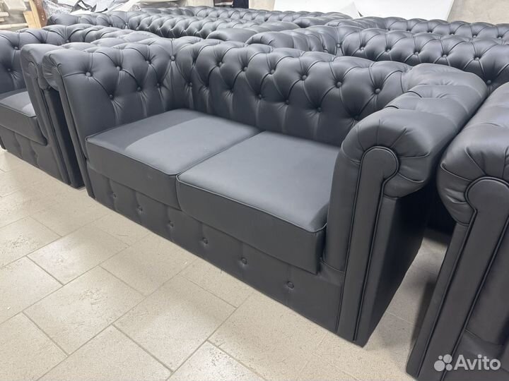 Диван Честер под заказ в кальянную