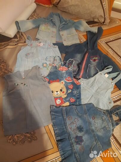 Детская одежда для девочек 92 98 пакетом