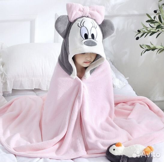 Детское полотенце пончо