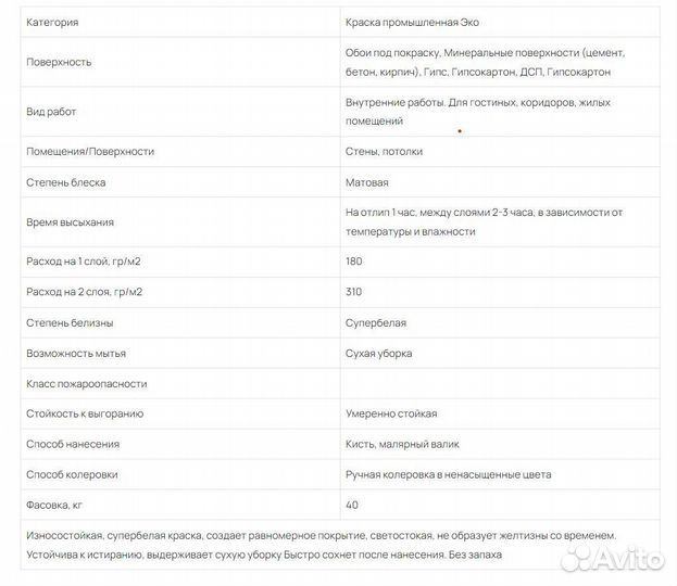 Краска для стен и потолков