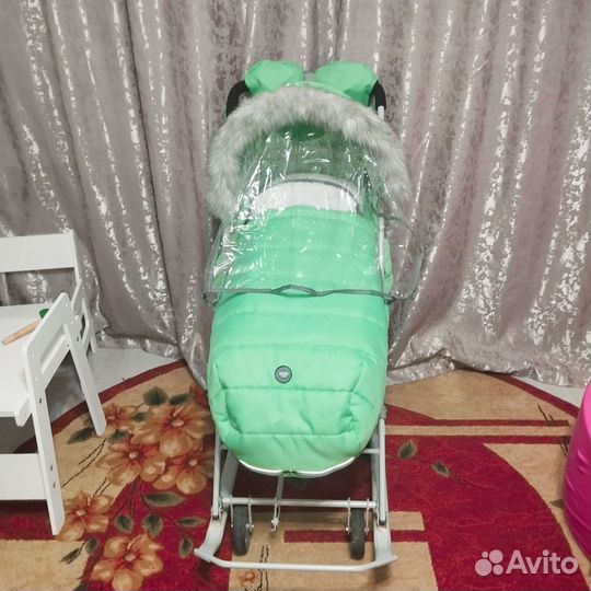 Коляска санки ника 7-5 sk