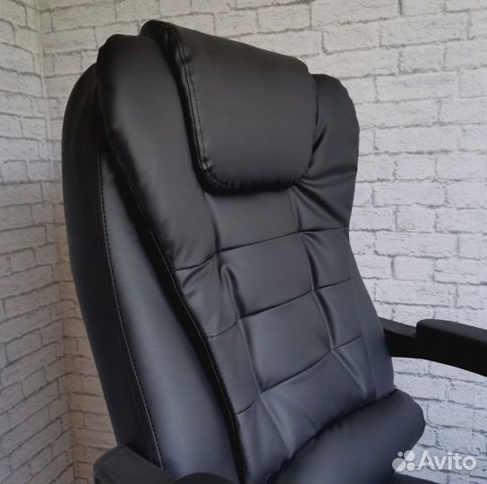 Офисное кресло+массаж+доставка+металлическая ножка