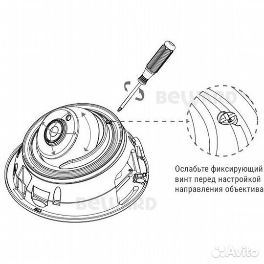 Beward SV3212DR(2.8 mm) купольная ip-камера