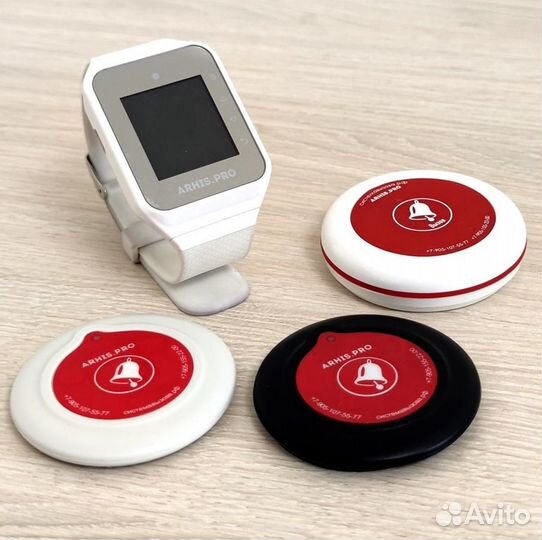 Беспроводная система/кнопка вызова персонала часы