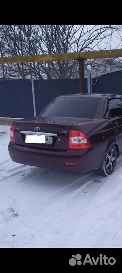 Задний бампер приора цвет Портвейн 192