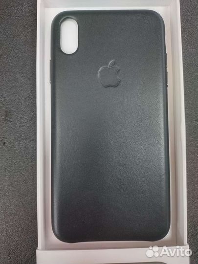 Кожаный чехол Apple Leather Case для iPhone Xs Max
