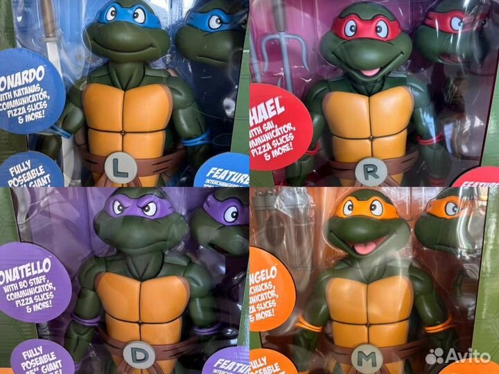 Neca Нека Черепашка ниндзя turtles большой размер