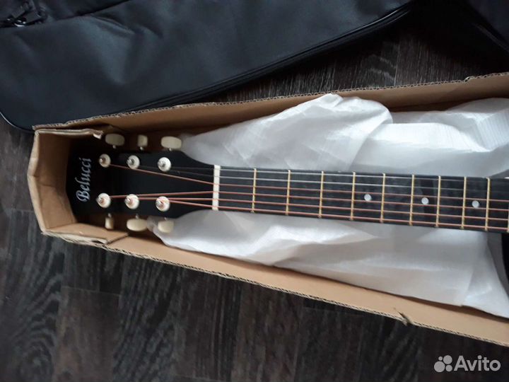 Гитара новая беллуччи, доставка и настройка