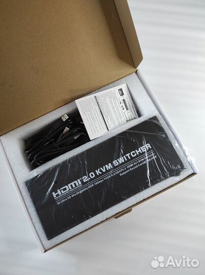 KVM Переключатель hdmi 4х1 + USB Ultra HD V-2.0