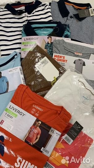 Опт. Мужские футболки Livergy