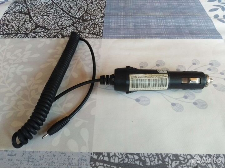 Зарядка nokia тонкая автомобильная прикуриватель