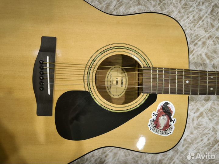 Акустическая гитара yamaha f310 + чехол и допы