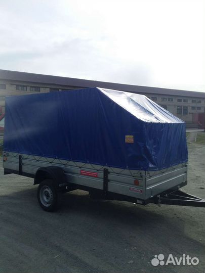 Прицеп Атлетик Буран 3300*1400мм. с тентом