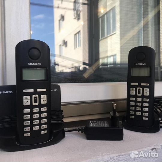 Радиотелефон Sienens gigaset al140(2трубки.б.у)