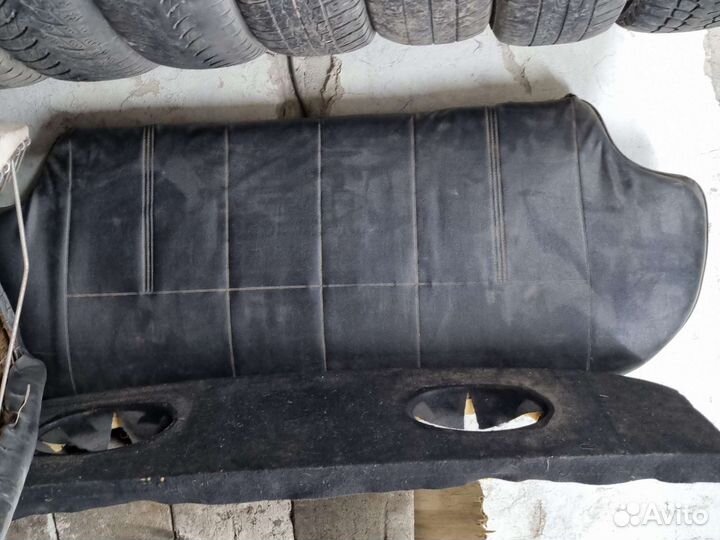 Задний диван для ваз классика жигули чёрная кожа