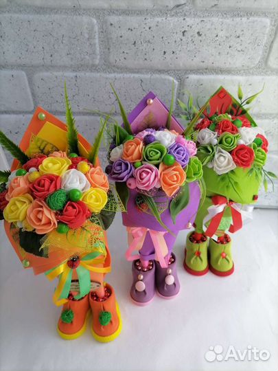 Букет-топотун ручная работа