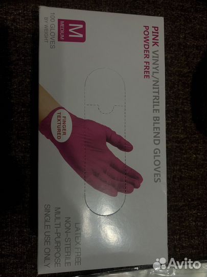 Перчатки виниловые