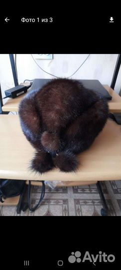 Шапка норковая женская