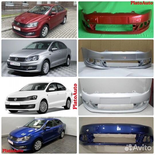 Бампер передний Volkswagen Polo 5 2010+ b5K58