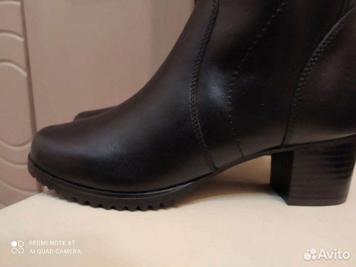 Сапоги демисезонные женские натуральная кожа