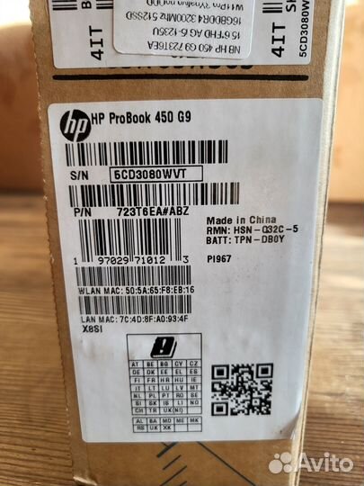 Ноутбук HP ProBook 450