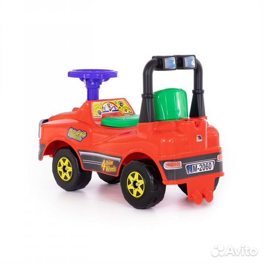 Каталка Джип Красный Полесье 71859