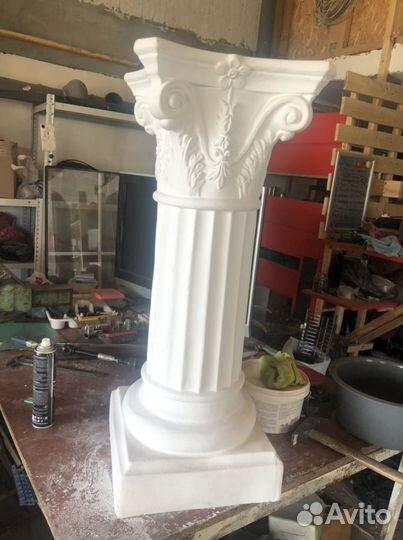 Колонны гипсовые 2 шт для оформления декораций
