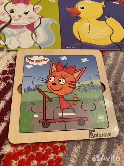 Пазлы детские крупные