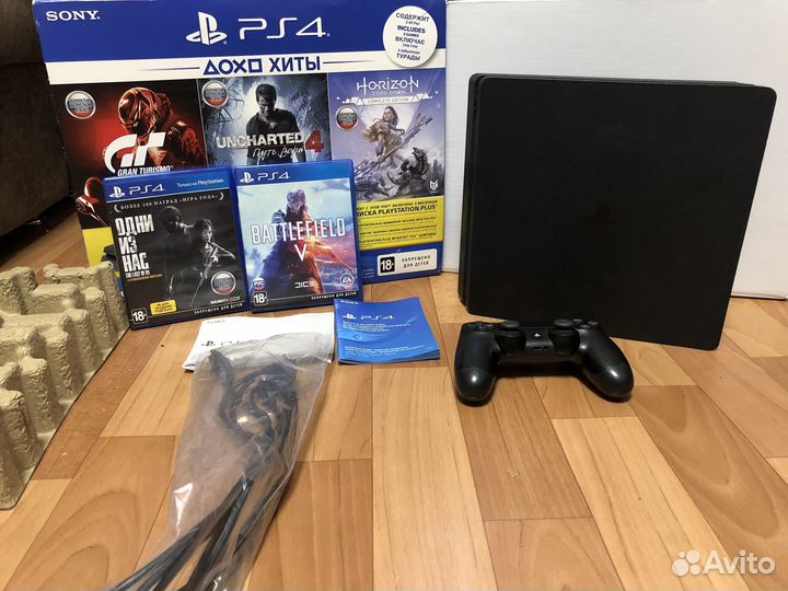 Ps4 slim с играми