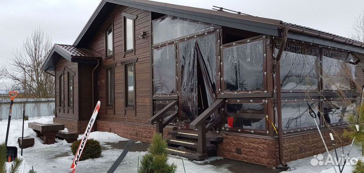 Мягкие окна для беседки