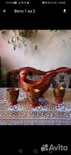 Хохлома набор столовый