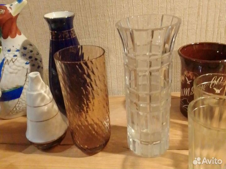 Посуда из СССР и другая.фарфор,хрусталь,стекло
