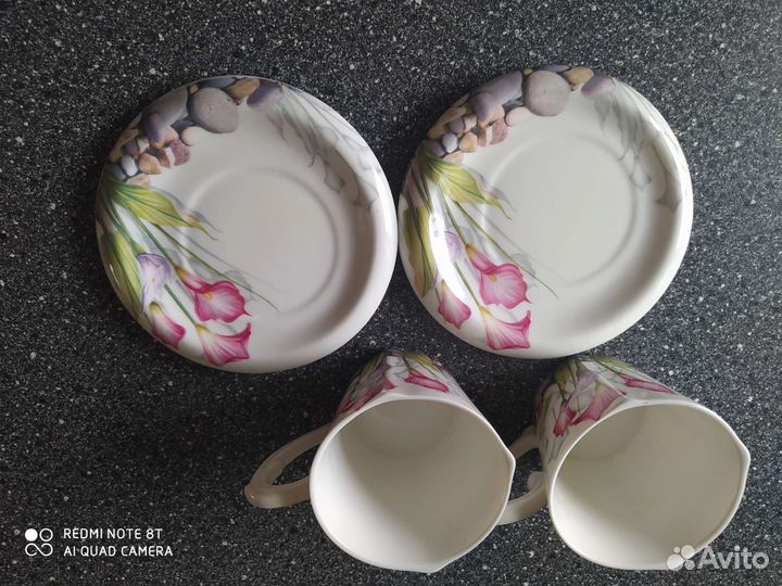 Чашка с блюдцем