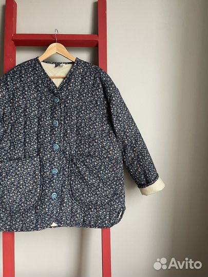 Хлопковая стеганая куртка-телогрейка