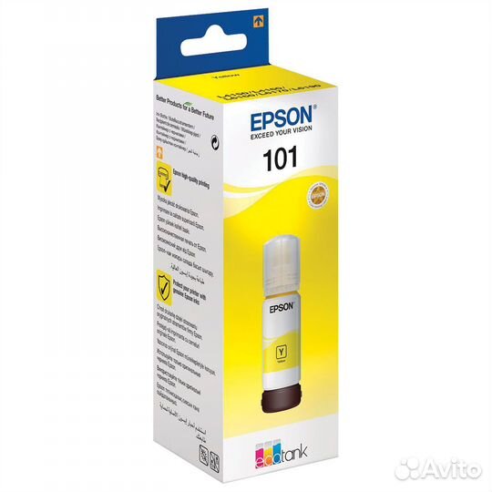 Чернила желтые epson 101 T03V44 Yellov Inks